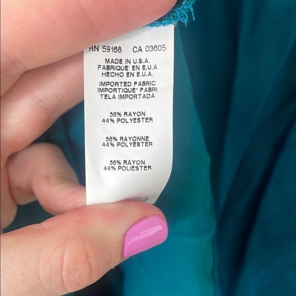 Karen Kane Satin Collared Long Sleeve Blouse - Picture 8 of 11